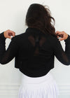 Mesh Fit Crop Jacket